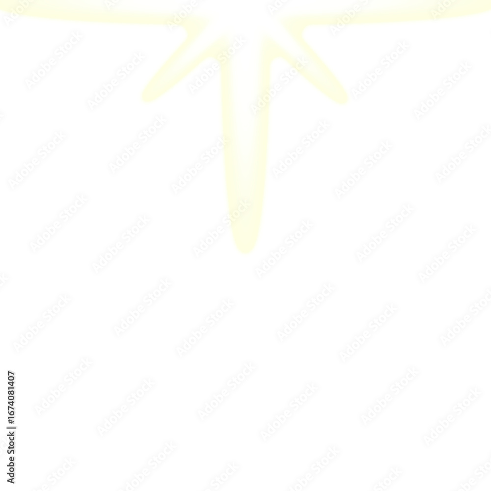 Poster abstract light burst with soft glow on transparent background