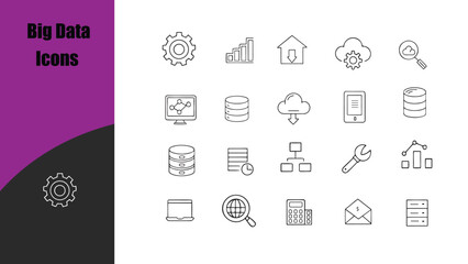 Big Data icons