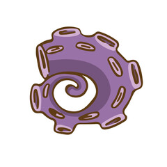 octopus tentacles for frying color cartoon