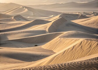 Desert Sand Dune Pattern Abstract Natural Background