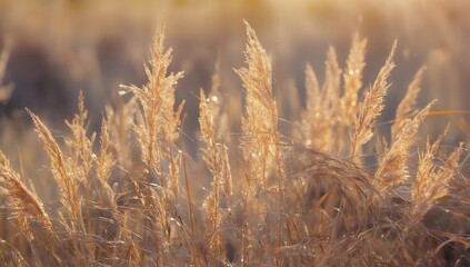 Fototapeta premium Art abstract natural background; summer sunny meadow