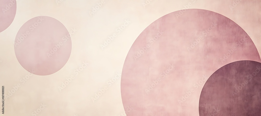 Poster abstract circles pattern soft pastel colors for modern design and artistic backgrounds graphic resou