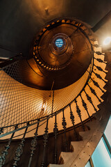 Fototapeta premium Budapest Hungary 21072025 The Spiral Staircases of Budapest