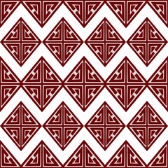 Seamless tribal pattern, geometric ethnic jewelry print, Ikat pattern style