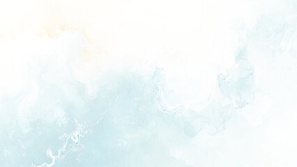 Fototapeta premium Blue wall background texture, watercolor background concept abstract cloudy sky,grungy effect sky-blue shades watercolor