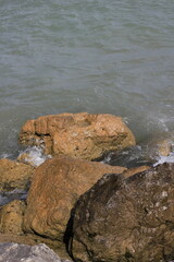 rocks on the beach