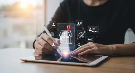 Modern Digital Marketing Concept