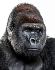 Obraz premium Close-up portrait of a gorilla (2)