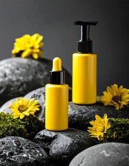 A complete collection of makeup products including lipstick, mascara, foundation, blush, eyeshadow, brushes, and cosmetics essentials in stylish and colorful designs