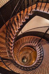 Fototapeta premium Budapest Hungary 21072025 The Spiral Staircases of Budapest
