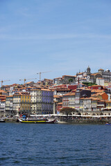 The view of promenade in Porto, Portugal
