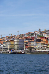 The view of promenade in Porto, Portugal