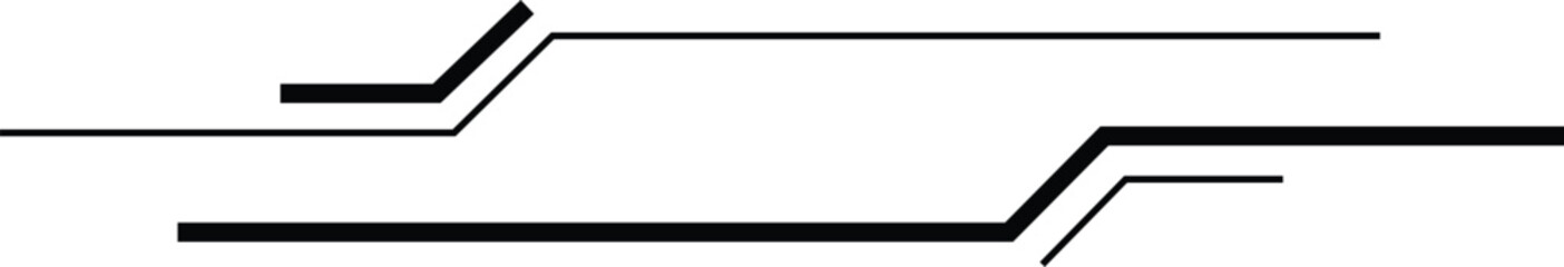 Abstract Scifi Tech Line Art Graphic Element © Elmous