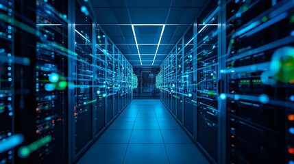 Futuristic Financial Data Visualization with AI