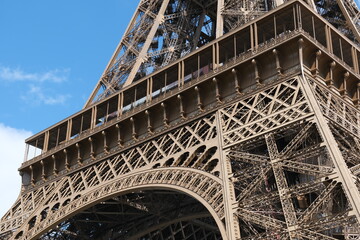 Street point of view of paris