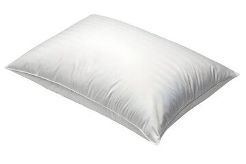 Soft white pillow isolated on white background