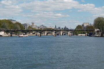 Naklejka premium Street point of view of paris