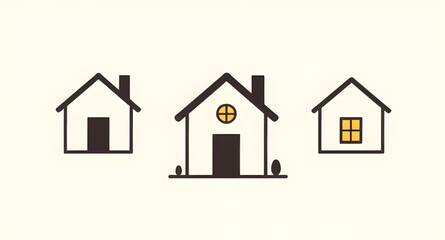 home icon, house icon, home symbol, house symbol, real estate icon, property icon, building icon, residential icon, home vector, house vector, home illustration, house illustration, home outline icon,