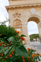 arc de triomphe in montpellier france