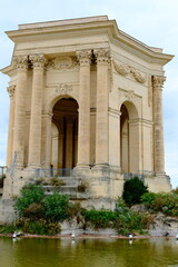 Peyrou park, montpellier, france