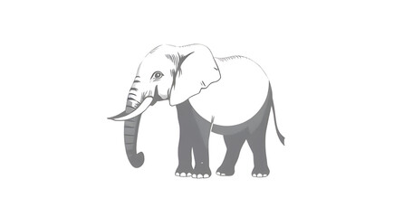 Fototapeta premium elephant shadow, elephant design vector, elephant wild icon, elephant cultural silhouette, elephant decorative silhouette, elephant shape icon, elephant side view silhouette, elephant black shape, ele