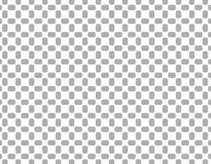 Gray and white repeating oval pattern