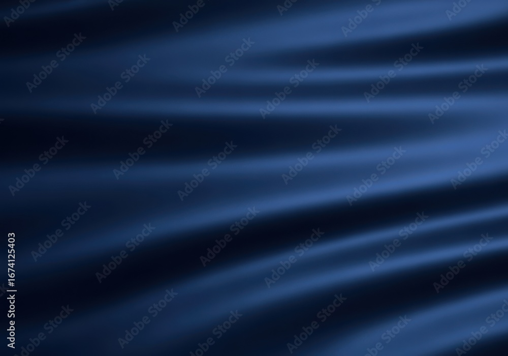 Poster refined dark blue abstract background displaying smooth flowing waves
