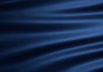 Refined dark blue abstract background displaying smooth flowing waves