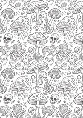 Whispers of the Fungi: An Ink-Drawn Fantasy