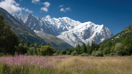 Fototapeta premium explore majesty of top mountains in world featuring unique natural formations