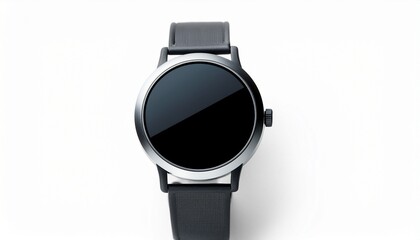 smartwatch mockup isolated on white background