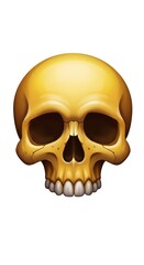 Golden Skull: Digital Rendering