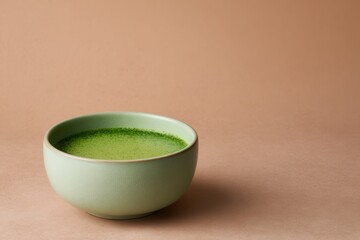 A Contemplative Matcha Moment in a Japanese Teacup