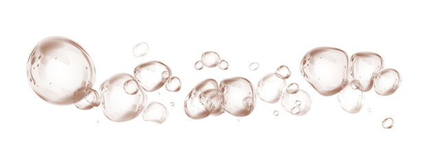 Chocolate brown soap bubbles, liquid sphere, foam freshness, underwater floating, vibrant dew, abstract shine, washing concept.