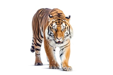 tiger isolated on white background, ai generative
