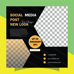Social Media Post Template Design
