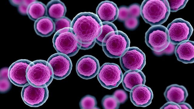 Rare Cell Type Visualization in Vibrant Colors Showcasing Unique Cellular Structures and Functions
