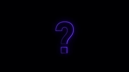 Close up of a human ear illuminated by a vibrant purple neon light against a stark black background