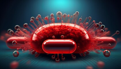 microstructure red capsule