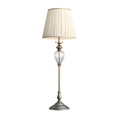 Obraz na płótnie Canvas Elegant Floor Lamp, isolated on transparent background