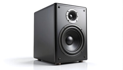 Obraz premium Modern black speaker