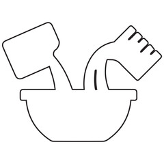 Ingredients line icon