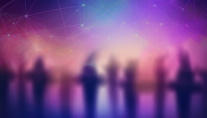 Naklejka premium networking event blurred background blur backdrop background