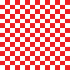 Classic White and Red Checkered Christmas Pattern for Holiday Gift Wrapping and Digital Wallpapers