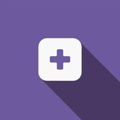 Obraz premium Plus icon vector illustration for add, symbol, sign, and design concept