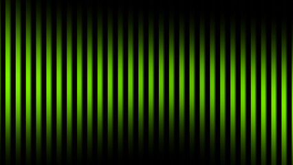 Energetic Lime Green Abstract Background with Glowing Vertical Lines and a Dark Vignette