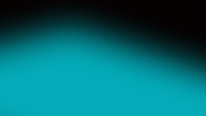 Cool and Refreshing Teal Abstract Background with a Smooth Upward Gradient and a Dark Upper Edge