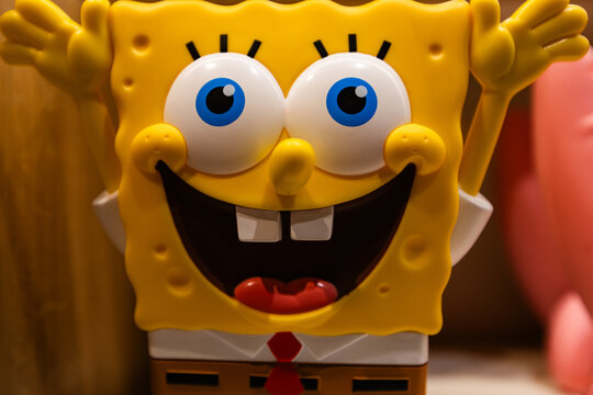 SpongeBob SquarePants and Patrick Star Figurines.