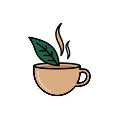 Hot Tea Cup Icon
