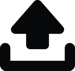 Upload arrow icon symbol direction